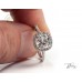 Годежен Пръстен с Лабораторен Диамант IGI Сертификат 14К Бяло Злато  Bloom Jewellery